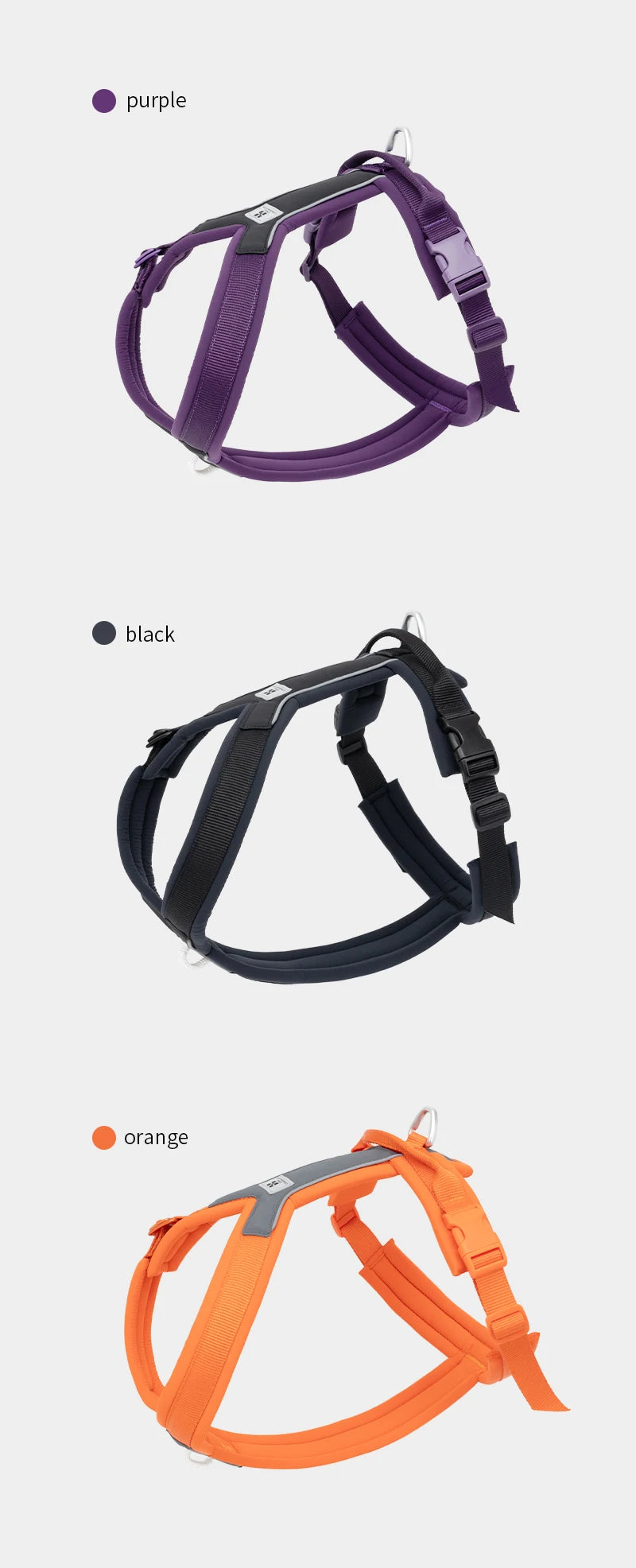 SMALL COMBINATION Dog Harness for Small Medium Large Dogs No Pull Reflective Dog Harness Adjustable Comfortable Outdoor Walking