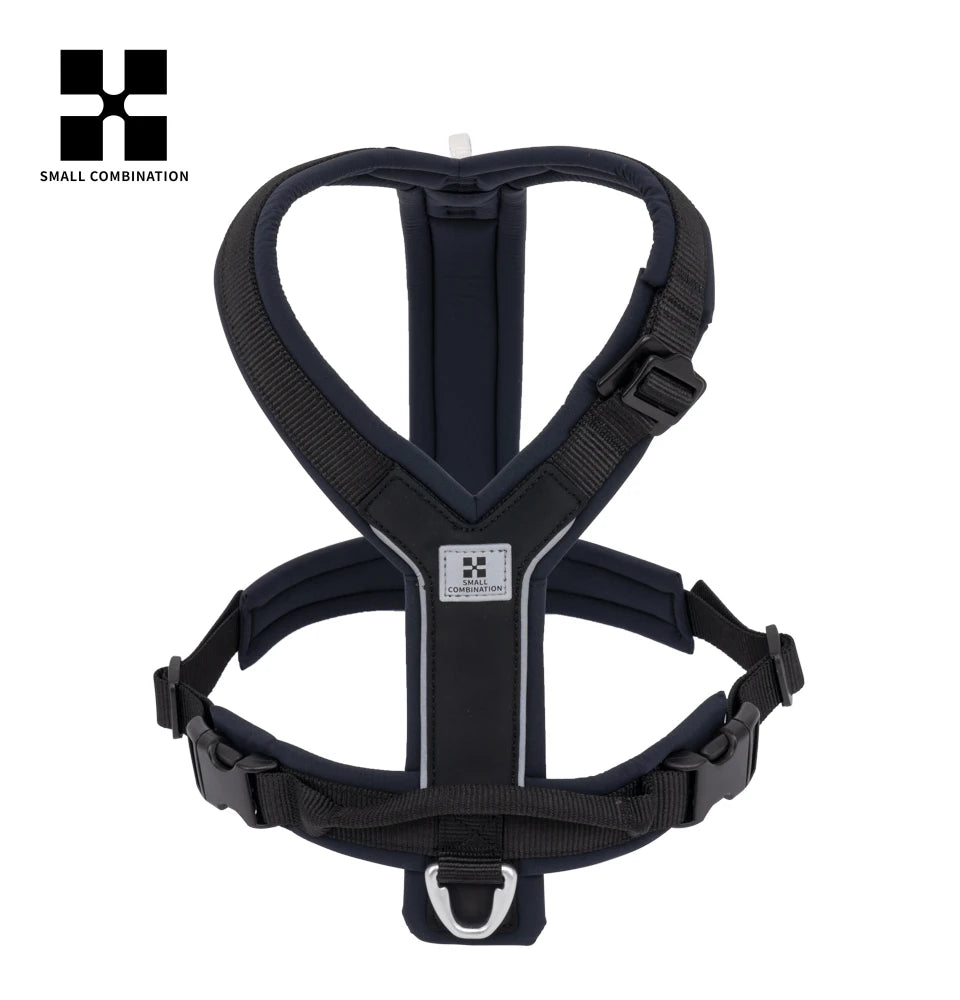 SMALL COMBINATION Dog Harness for Small Medium Large Dogs No Pull Reflective Dog Harness Adjustable Comfortable Outdoor Walking