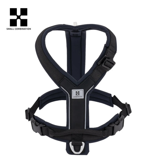 SMALL COMBINATION Dog Harness for Small Medium Large Dogs No Pull Reflective Dog Harness Adjustable Comfortable Outdoor Walking