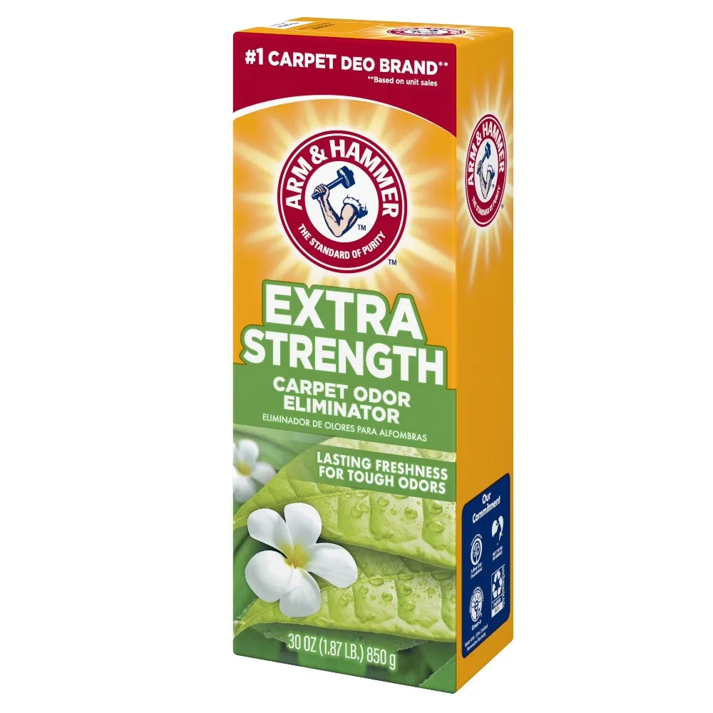 Extra Strength Carpet Odor Eliminator Powder Fresh Scent 30 oz 3 Pack Carpet Cleaner Deodorizer for Home Pets