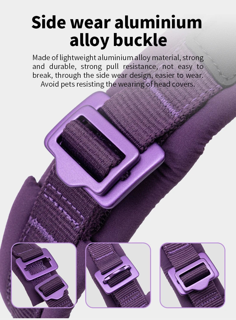 SMALL COMBINATION Dog Harness for Small Medium Large Dogs No Pull Reflective Dog Harness Adjustable Comfortable Outdoor Walking